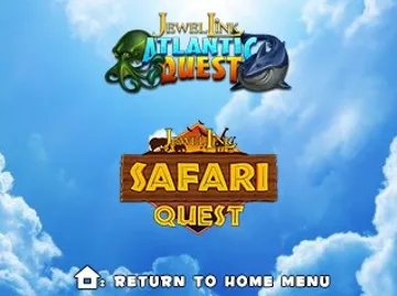 Jewel Link - Double Pack - Safari Quest & Atlantic Quest (Europe) (En) screen shot title